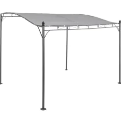 Gazebo Veranda con telo Grigio 2,5x3 metri