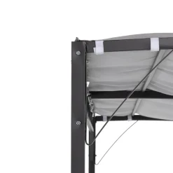 Gazebo Veranda con telo Grigio 2,5x3 metri