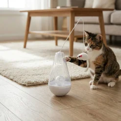 Gioco per Gatti Cat Tumbler Toy con Pallina e Topolino Oscillante