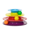 Gioco per Gatti Kitten Spin Tower 3 Palline con Sonaglini