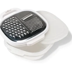 Grattugia con Contenitore e Lama in Acciaio Inox 0,7 Litri