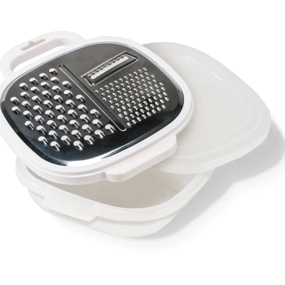 Grattugia con Contenitore e Lama in Acciaio Inox 0,7 Litri
