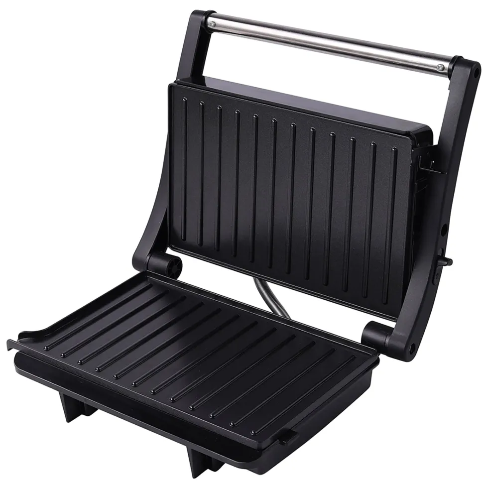 Griglia Elettrica Multifunzione con Apertura 180° 1000 Watt
