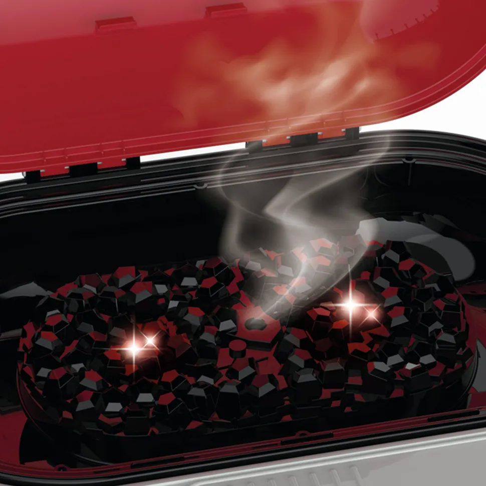 Griglia Smoky BBQ con Effetto Fumo, Suoni e 36 Accessori