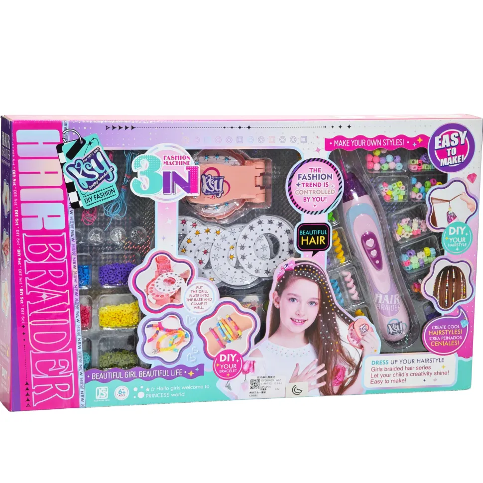 Hair Braider 3 in 1 Set per Acconciature e Braccialetti Creativi