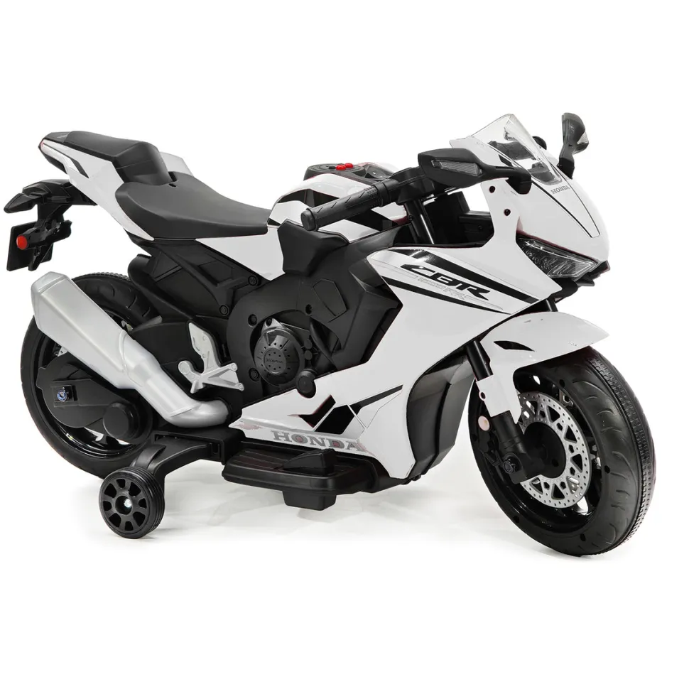 Honda CBR1000RR Moto Elettrica per Bambini Bianca 3+ Anni