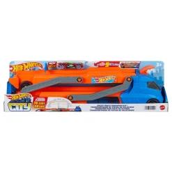 Hot Wheels City Speed Track Transporter Camion Pista con Lanciatore