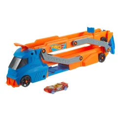 Hot Wheels City Speed Track Transporter Camion Pista con Lanciatore