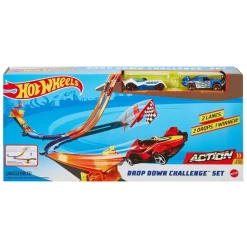 Hot Wheels Piste per Macchinine da Rally, Playset con Due Veicoli Assortiti