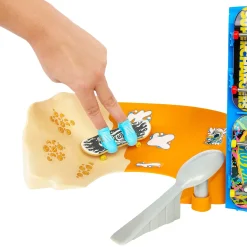 Hot Wheels Tony Hawk Skate Cereal Bowl Set con Fingerboard