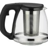 Infusiera in Vetro Borosilicato 1,2 Litri con Filtro in Acciaio Inox