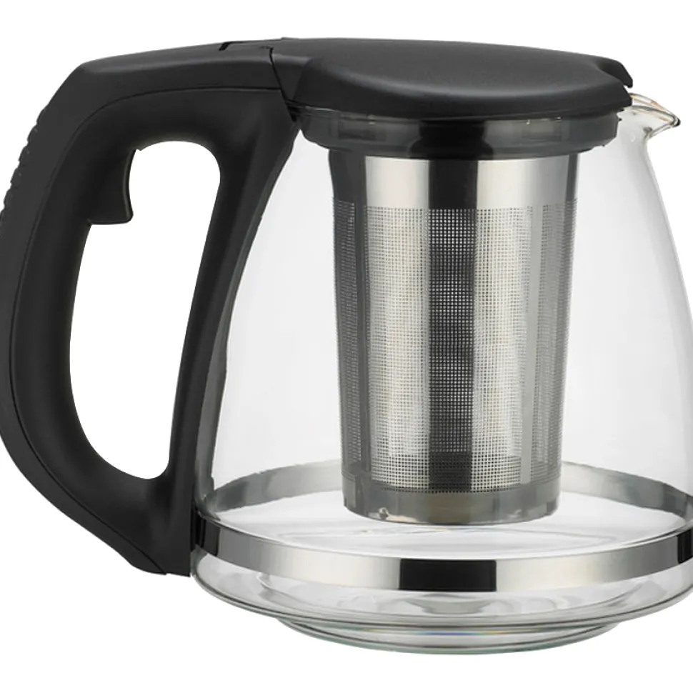 Infusiera in Vetro Borosilicato 1,2 Litri con Filtro in Acciaio Inox