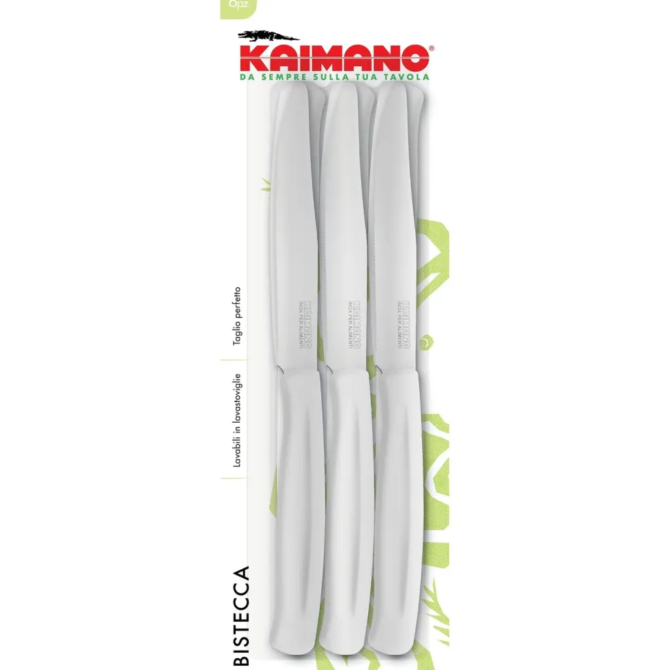 Kaimano Coltello bistecca Bianco Serie Dinamik