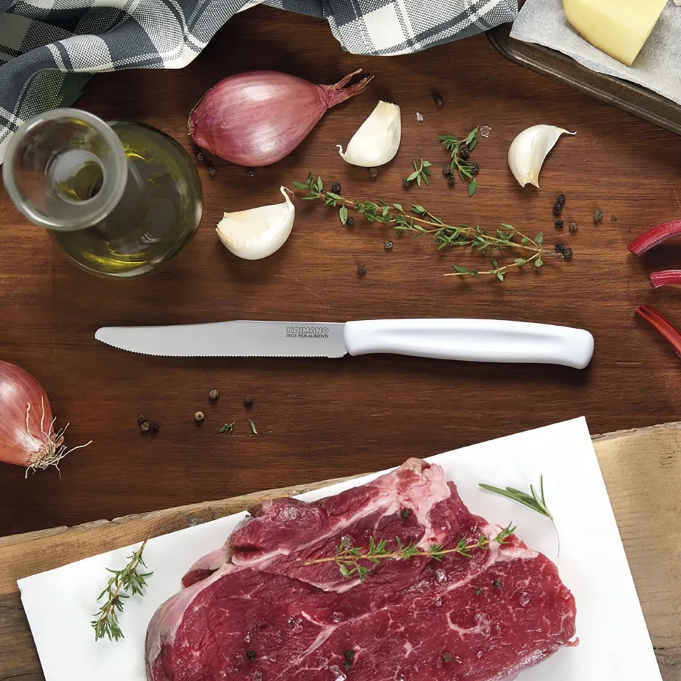 Kaimano Coltello bistecca Bianco Serie Dinamik
