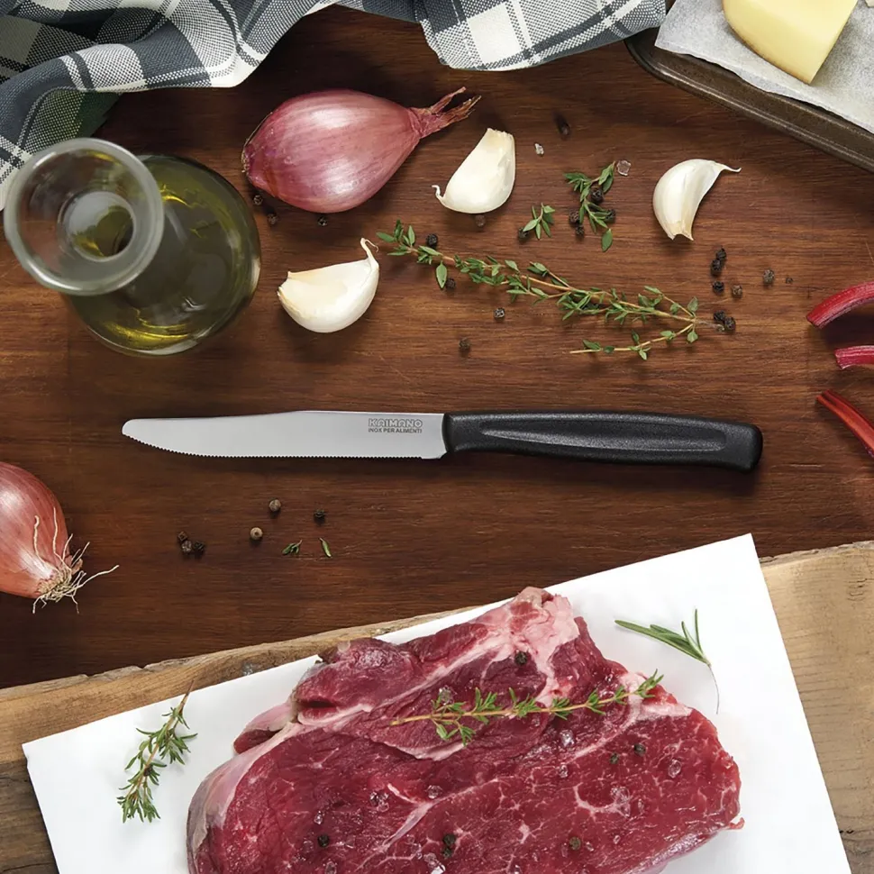 Kaimano Coltello bistecca Nero Serie Dinamik