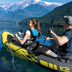 Kayak Gonfiabile Explorer™ K2 2 Posti con Remi e Pompa