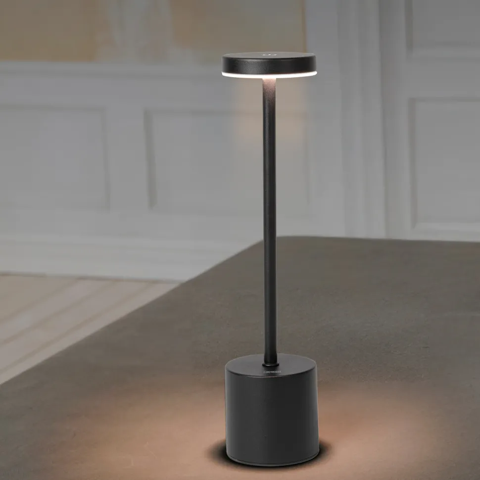 Lampada da tavolo a Led Touch Dimmerabile Ricaricabile Sotylia Black