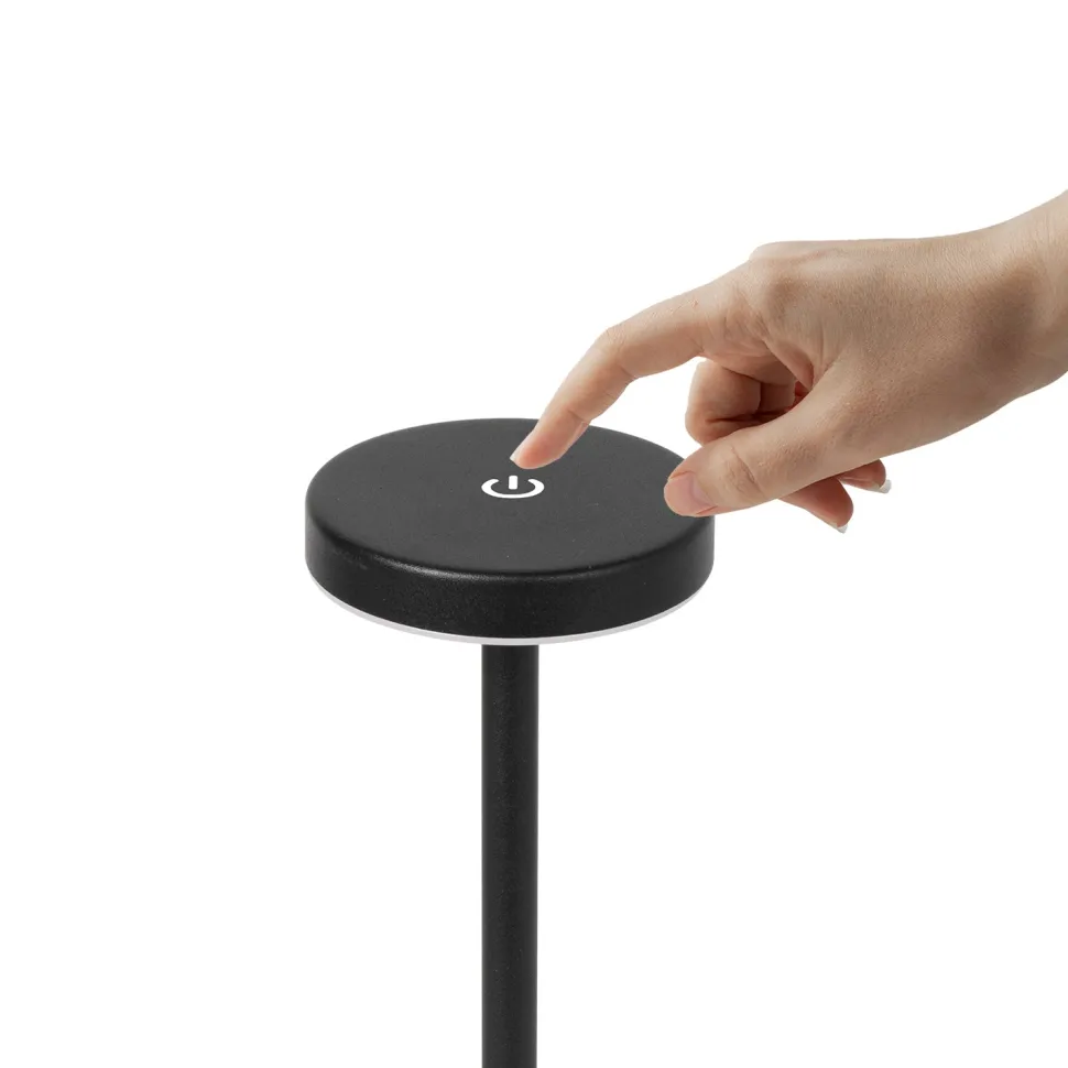 Lampada da tavolo a Led Touch Dimmerabile Ricaricabile Sotylia Black