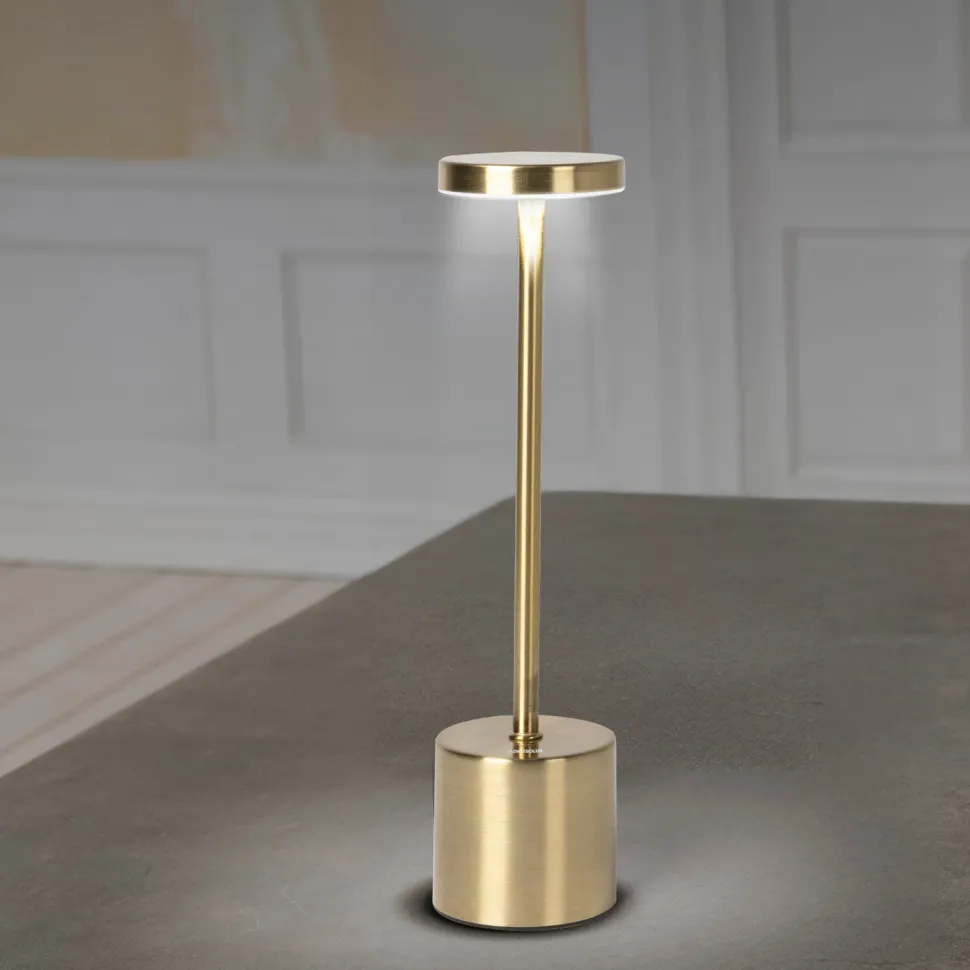 Lampada da tavolo a Led Touch Dimmerabile Ricaricabile Sotylia Gold