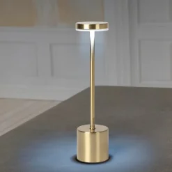 Lampada da tavolo a Led Touch Dimmerabile Ricaricabile Sotylia Gold