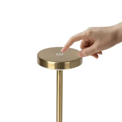 Lampada da tavolo a Led Touch Dimmerabile Ricaricabile Sotylia Gold