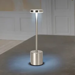 Lampada da tavolo a Led Touch Dimmerabile Ricaricabile Sotylia Grey