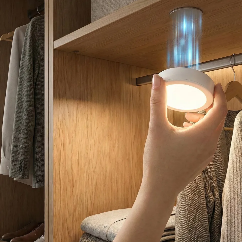 Lampada LED a Batterie con Sensore di Movimento SmartLight diametro 8 cm