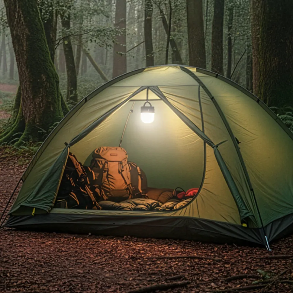 Lampada LED da Campeggio 4,5V a Batterie con Funzione SOS