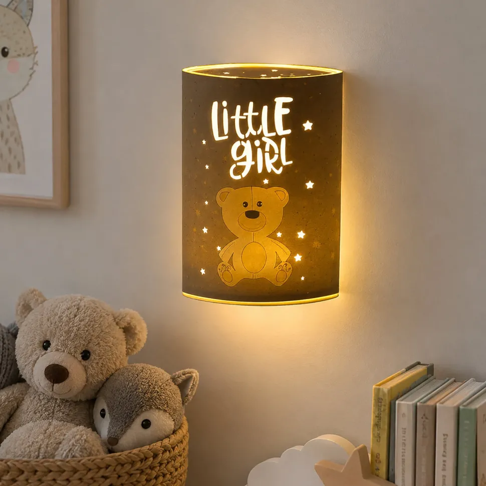 Lampada LED Magical Night in Carta Telata Olandese h20 cm