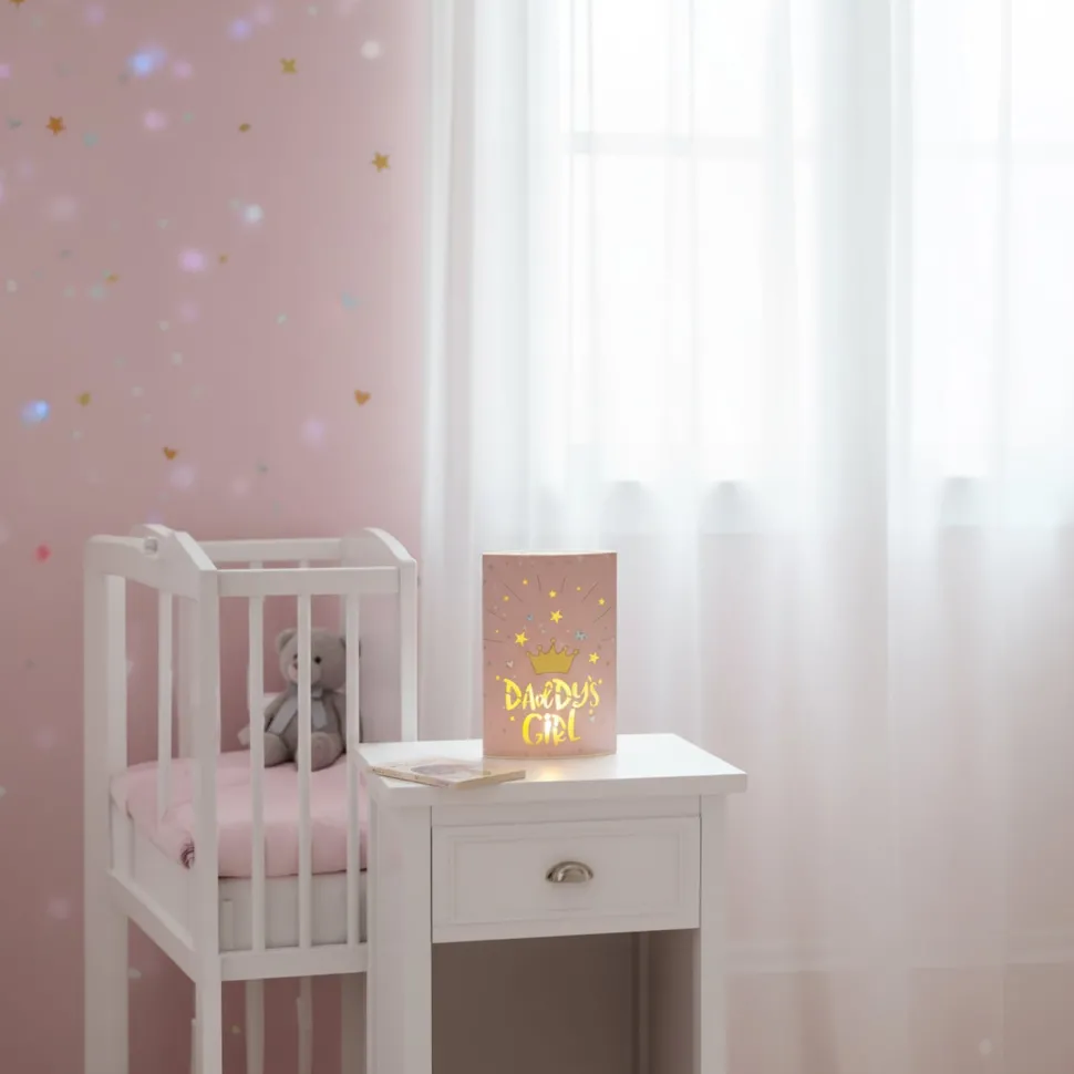 Lampada LED Magical Night in Carta Telata Olandese h20 cm