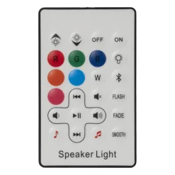 Lampada LED Ricaricabile Multicolor con Speaker Bluetooth MooNy h26 cm