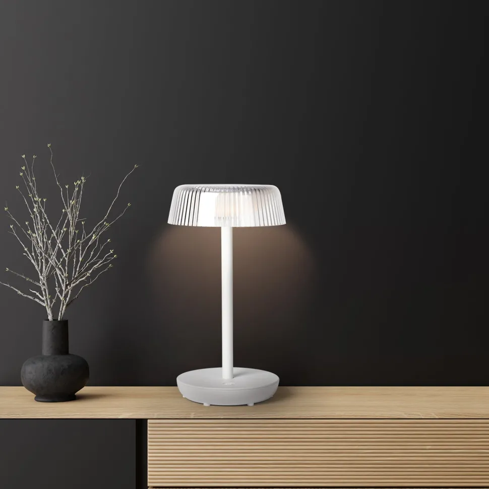 Lampada Led Touch Dimmerabile Brigitte Bianca