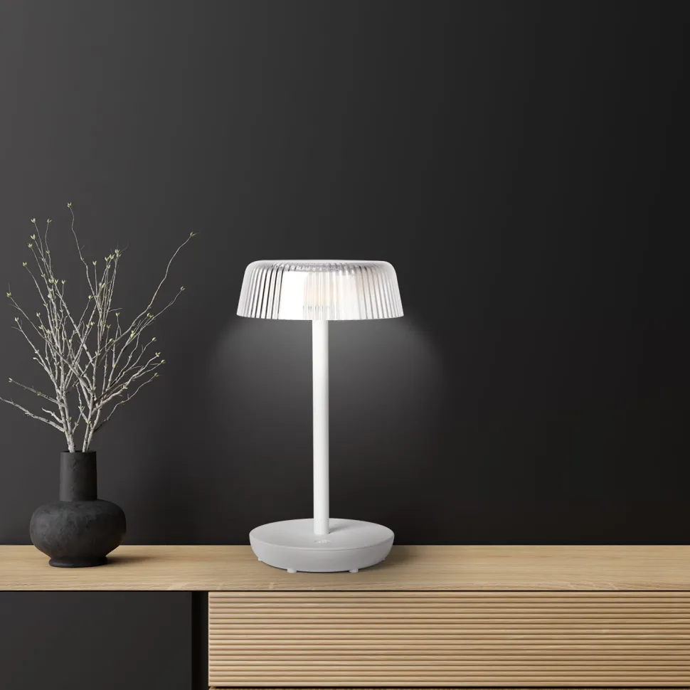 Lampada Led Touch Dimmerabile Brigitte Bianca