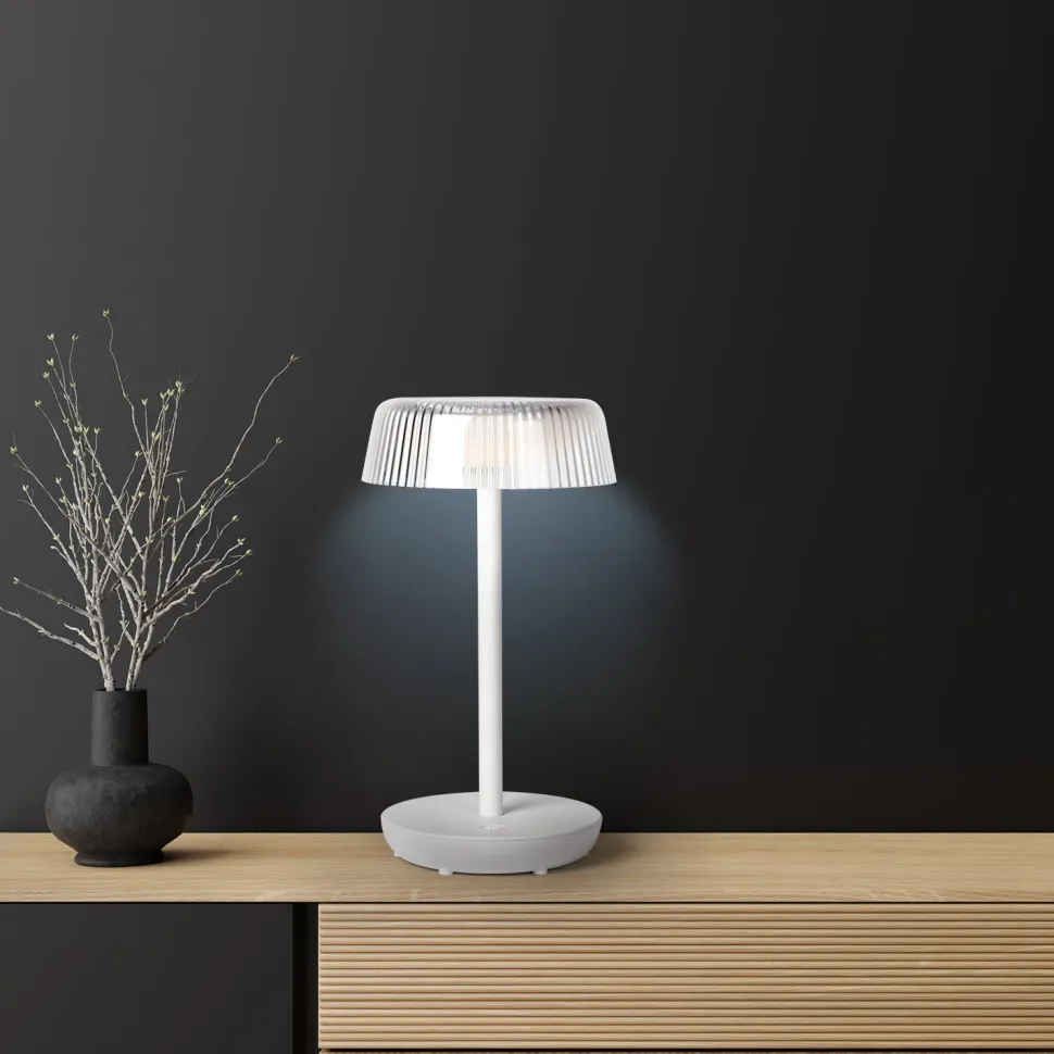 Lampada Led Touch Dimmerabile Brigitte Bianca