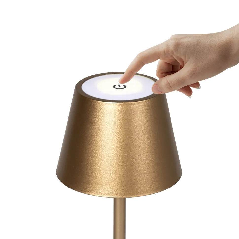 Lampada Led Touch Dimmerabile Gold Penelope