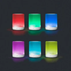 Lampada LED Touch Multicolor Ricaricabile con Speaker Bluetooth Integrato