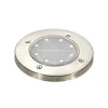 Lampada Solare Led da esterno Segnapasso Luce Naturale diametro 12 cm