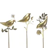Lampada Solare Led da giardino Uccellino Decorativo h80 cm