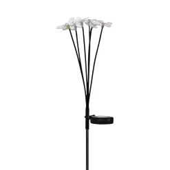Lampada Solare Led da Giardino Multicolor a Forma di Libellule h72 cm