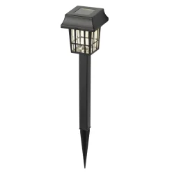 Lampada Solare Led da giardino con picchetto h32 cm