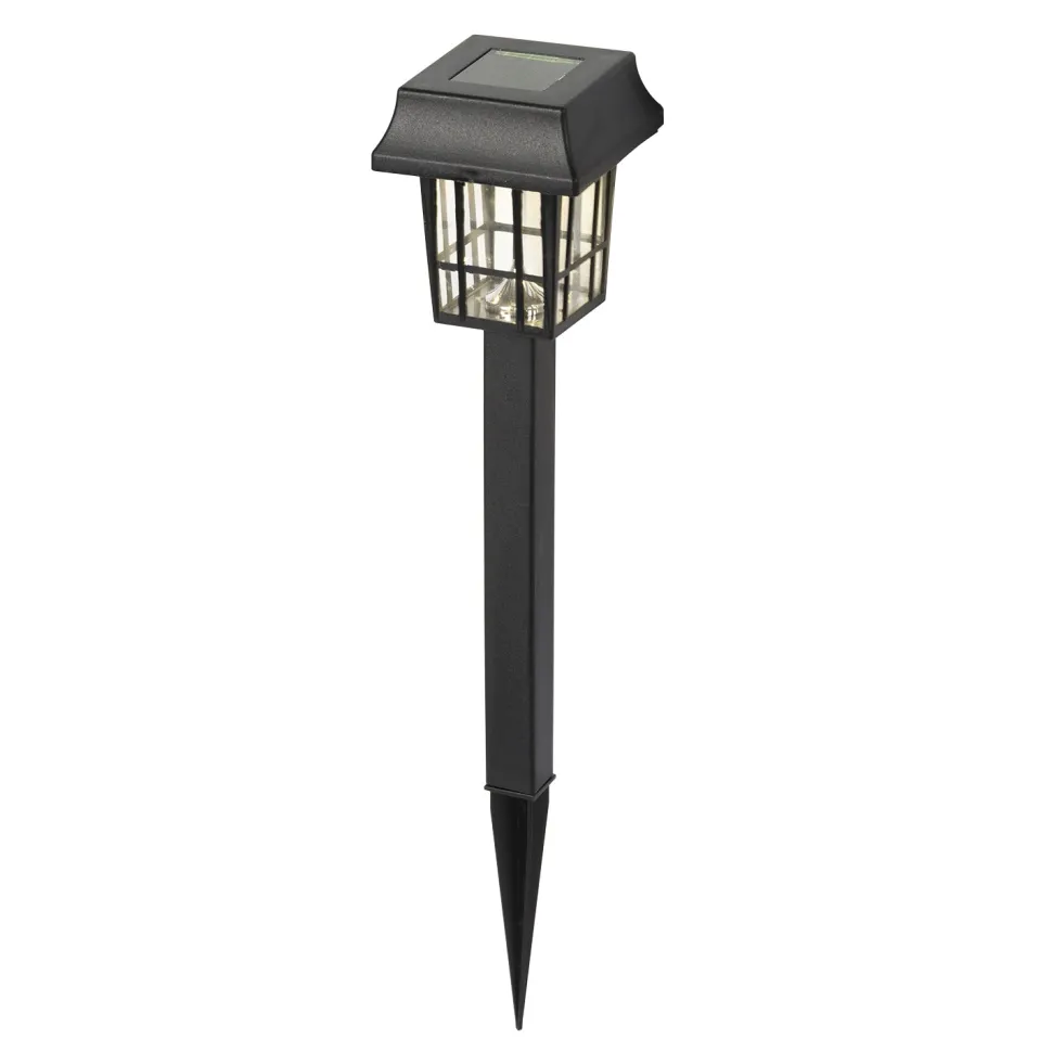 Lampada Solare Led da giardino con picchetto h32 cm