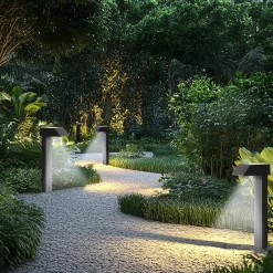 Lampada Solare Led da giardino con picchetto h30 cm