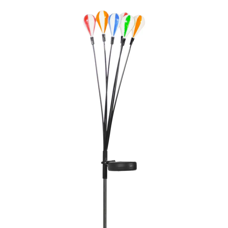 Lampada Solare Led da giardino Mongolfiere h71 cm