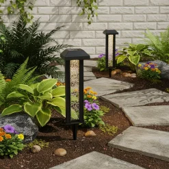 Lampada Solare Led da giardino Luce Calda