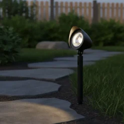 Lampada Solare LED da giardino con Picchetto Luce Naturale h36 cm