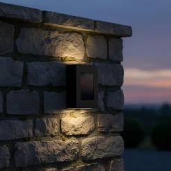 Lampada Solare LED da Parete Luce Calda h10 cm