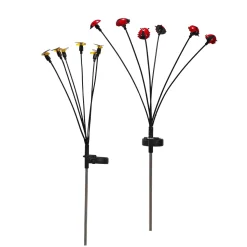 Lampada Solare Led Effetto Soffione h71 cm