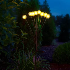 Lampada Solare Led Effetto Soffione h71 cm