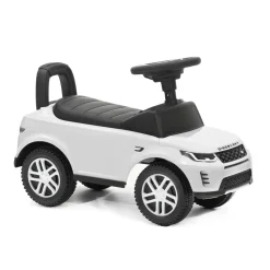 Land Rover Discovery Ride-On Cavalcabile Bianca con Musica 12+ Mesi