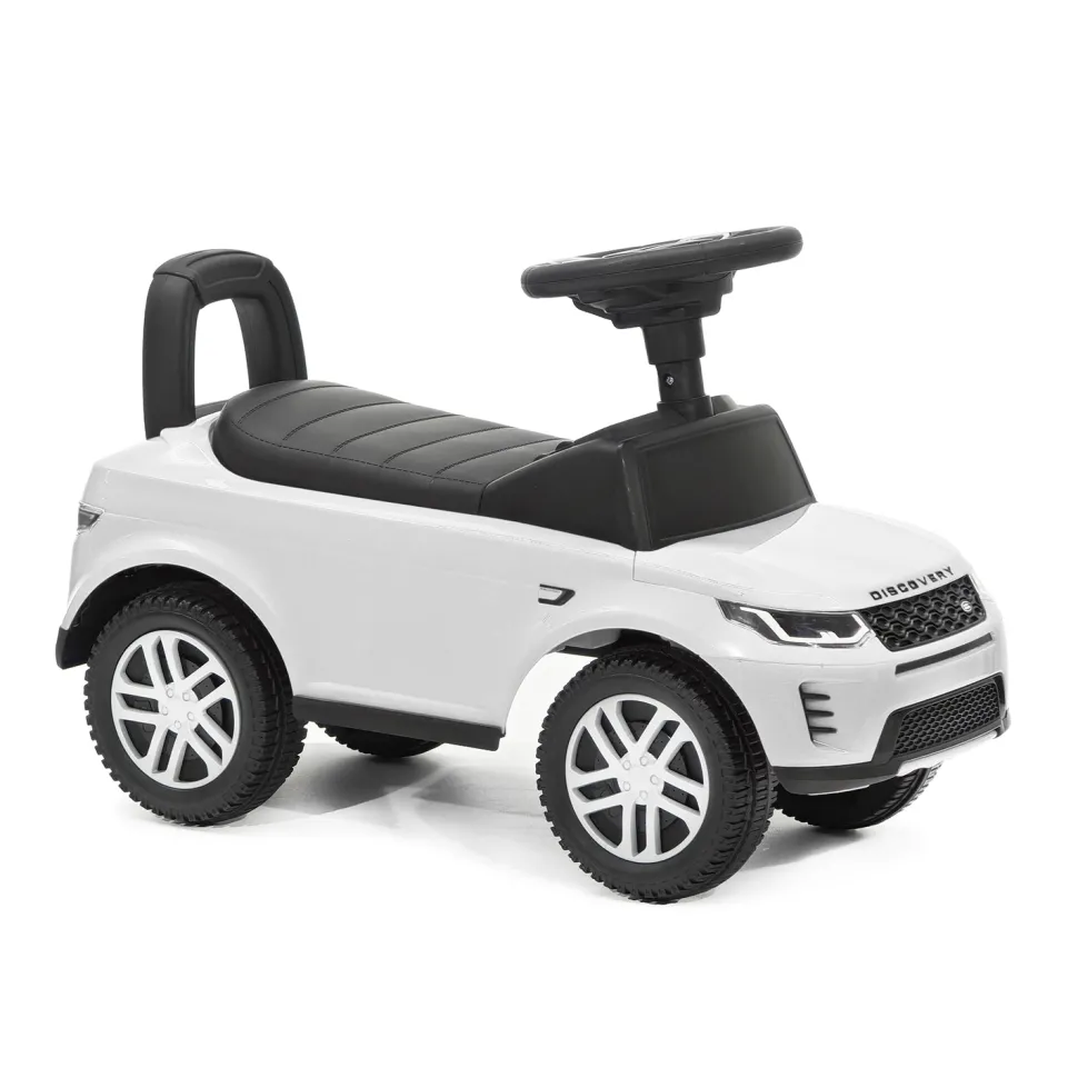Land Rover Discovery Ride-On Cavalcabile Bianca con Musica 12+ Mesi